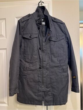 G-Star Utility Field Jacket in Charcoal Gray